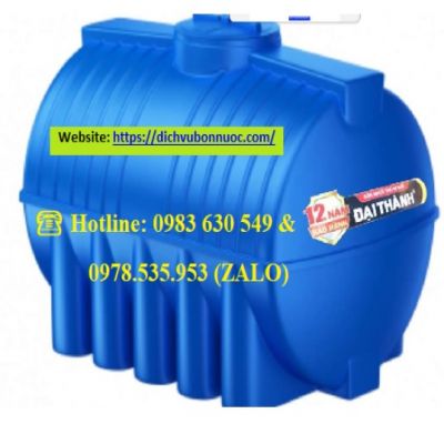 BỒN NHỰA 500L NGANG ĐẠI THÀNH THẾ HỆ MỚI 