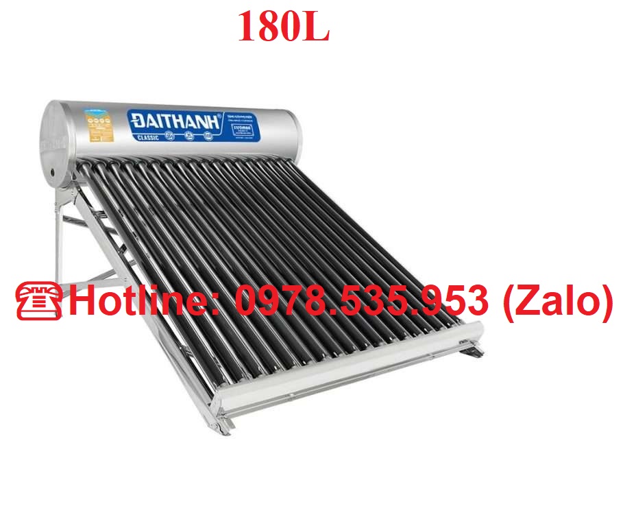 máy nước nóng năng lượng mặt trời 180l