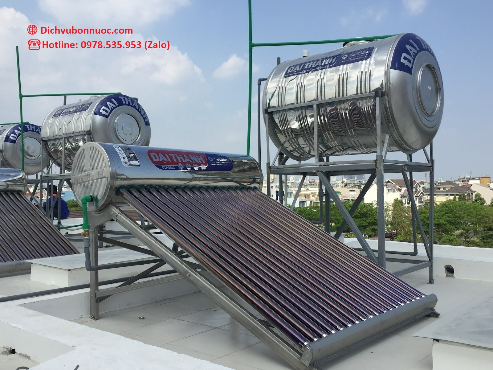 máy nước nóng năng lượng mặt trời