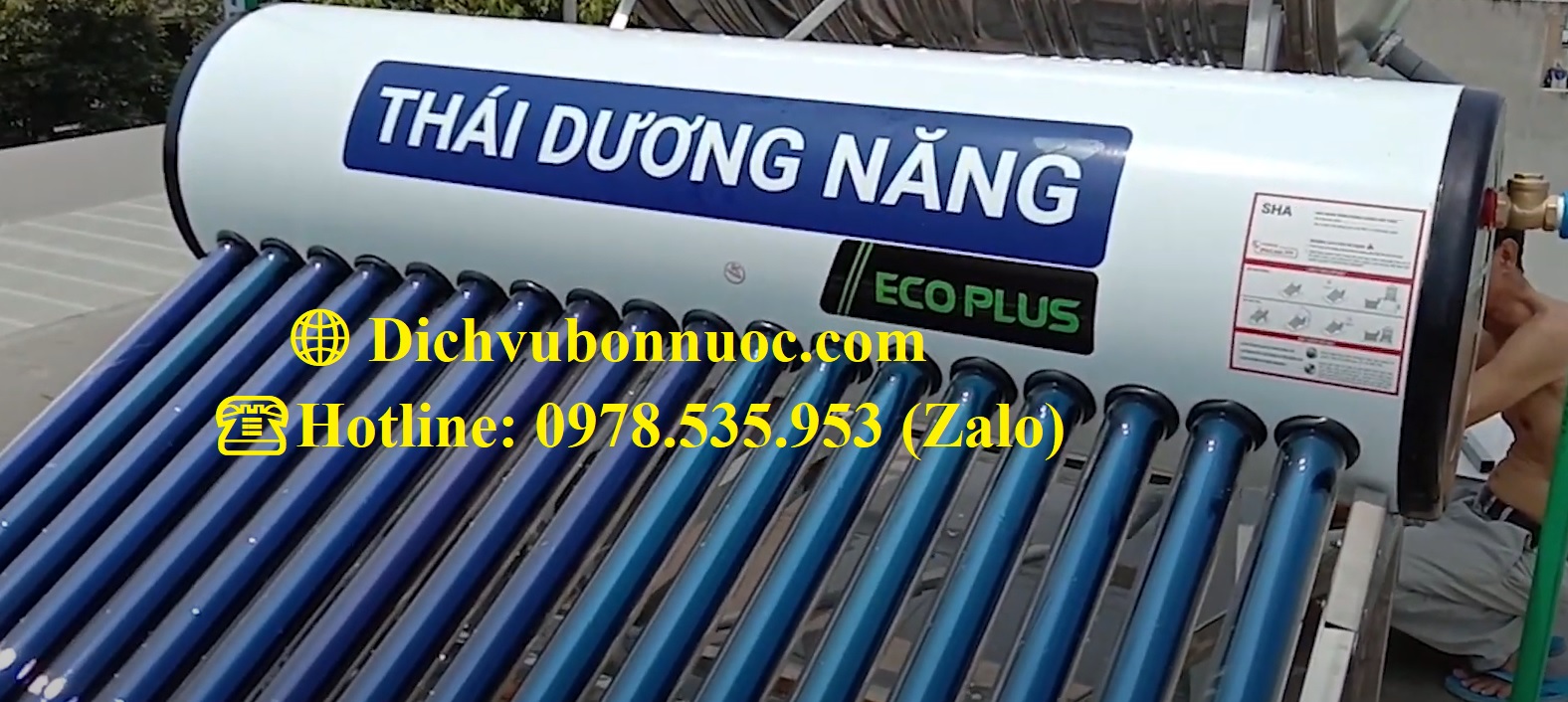 Máy nước nóng Thái Dương Năng Sơn Hà 160L Eco